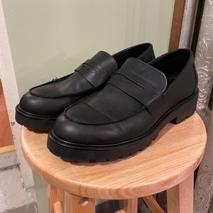 Black Chunky Loafers 9-9.5